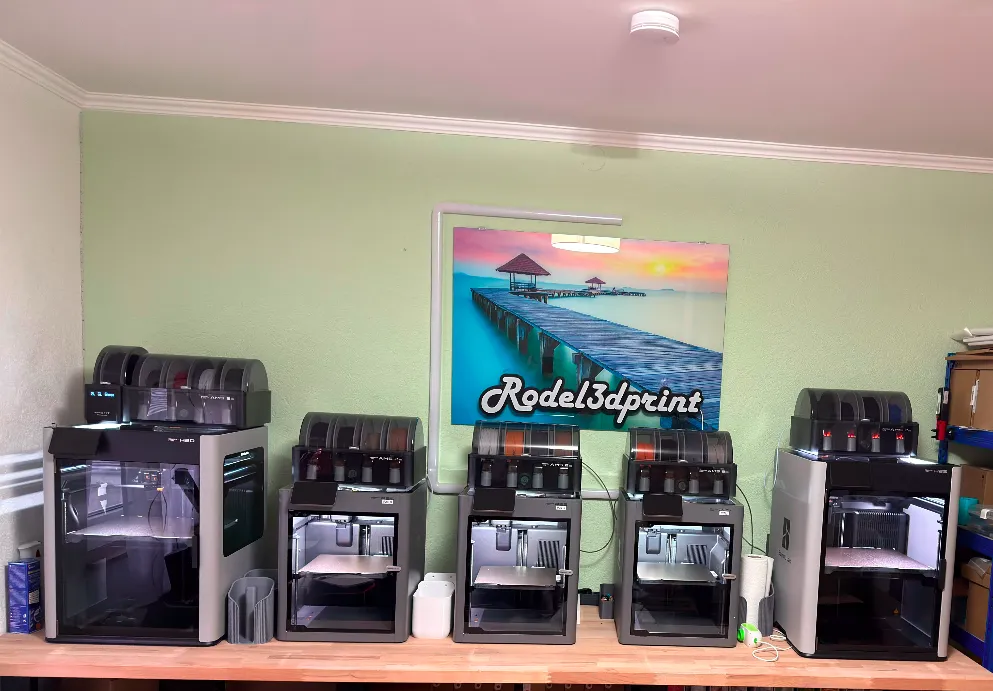 Druckerpark im 3D Druckstudio Rodel3dprint in Adelmannsfelden bei Ellwangen